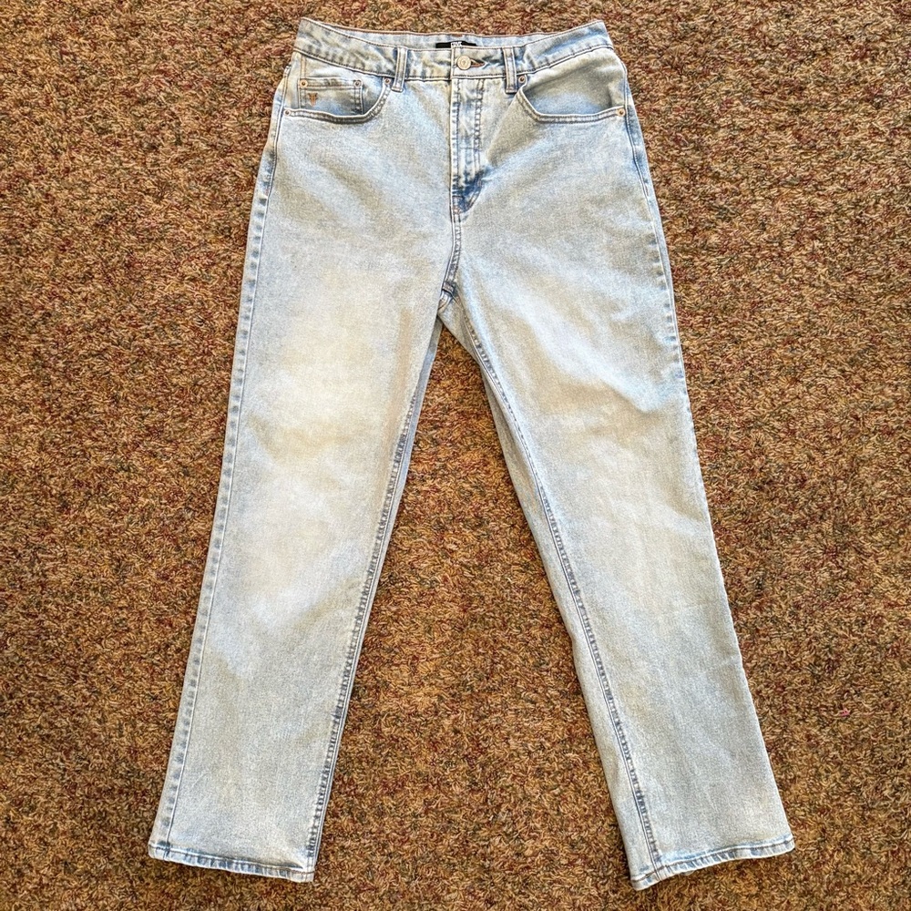 Frye High Waist Straight Light Wash Jeans Size 6
